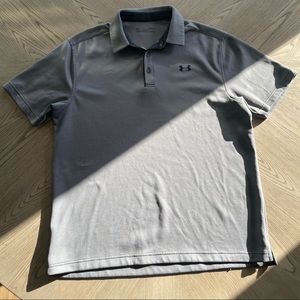 Under Armour Grey Polo size Large